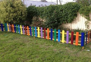 Декоративное ограждение участка в гостинице г. Благовещенск